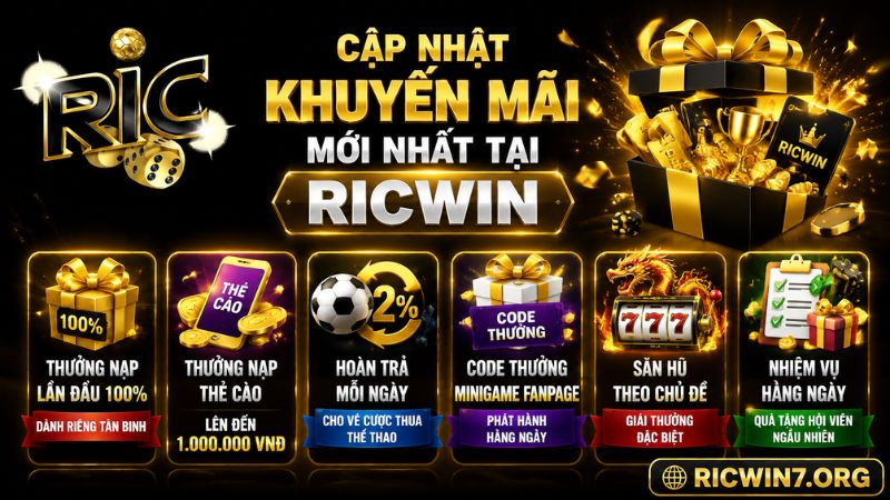 Tổng hợp những khuyến mãi RICWIN mới nhất