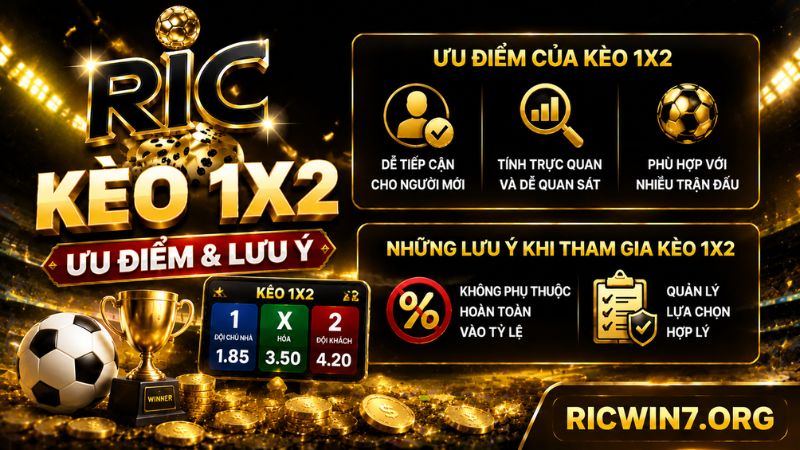 Ưu điểm của Kèo 1x2 là gì