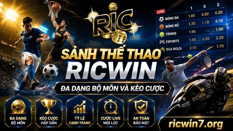 Khái quát về sảnh thể thao RICWIN